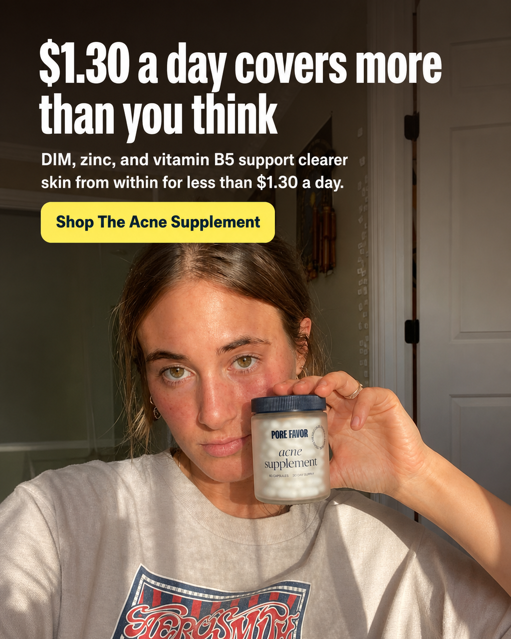 Porefavor $1.30 a day