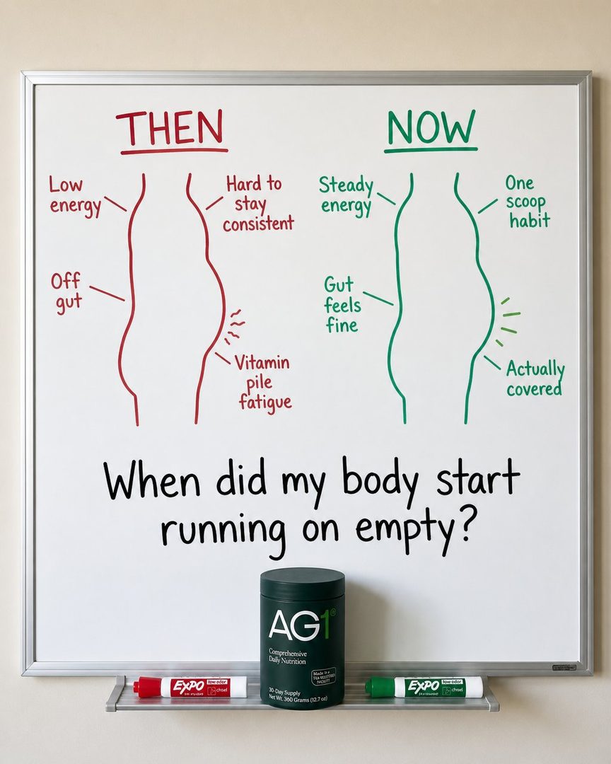 AG1 then vs now